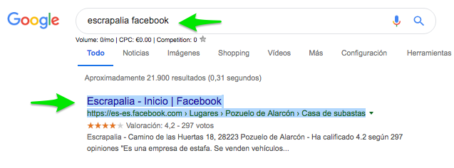 escrapalia facebook Buscar con Google1
